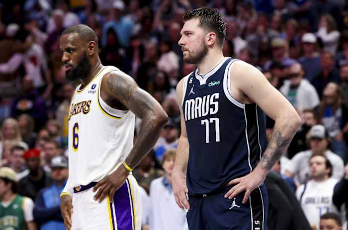 Luka Doncic, Dallas Mavericks, LeBron James, Los Angeles Lakers